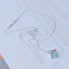 ティファニー ブルー ボックス チャーム＆チェーンセット Tiq86039