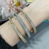【大特価】ティファニー 偽物 Lock ダイヤ付き ハングル ブレスレット 3色 70424940 - 画像 (2)