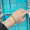 ティファニー Lock コピーダイヤ付き ハングル ブレスレット 偽物 Tii17744 - 画像 (4)