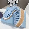 希少プラダ ラバー ウェッジ プラットフォーム サンダル コピー pua87531 - 画像 (2)