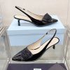 最新でオシャレプラダ コピー パテントレザー スリングバックパンプス pue63414 - 画像 (2)