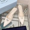 注目★プラダ コピー パテントレザー スリングバックパンプス pua89218 - 画像 (3)