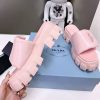 使い勝手良しプラダ コピー モノリス キルティングレザー サンダル ロゴ puu44788 - 画像 (4)