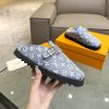 未入荷ルイヴィトン コピー モノグラムデニム★LV コージーフラットシューズ 1AB3P8 - 画像 (5)