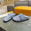 未入荷ルイヴィトン コピー モノグラムデニム★LV コージーフラットシューズ 1AB3P8 - 画像 (4)