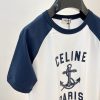 ★日本!!人気！セリーヌ 偽物 アンカー 70S ストライプ Tシャツ Cet68193 - 画像 (3)