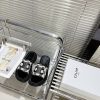 足元上品に♪【セリーヌ】トリオンフ 偽物 レザー ミュール サンダル Cex24114 - 画像 (5)