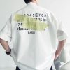 可愛い メゾンマルジェラ 半袖 シャツ 偽物 ブラック&ホワイト Mao50423 - 画像 (2)