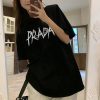 新作入手困難 プラダ ロゴ Tシャツ 偽物 ブラック puz66835 - 画像 (5)
