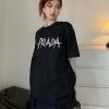 新作入手困難 プラダ ロゴ Tシャツ 偽物 ブラック puz66835 - 画像 (6)