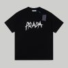 新作入手困難 プラダ ロゴ Tシャツ 偽物 ブラック puz66835 - 画像 (7)