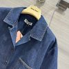 ミュウミュウ デニム半袖シャツ 偽物 myd57076 - 画像 (4)