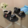 【☆限定デザイン☆ブラック】ディオールアクト サンダル 偽物 KCQ549FWL - 画像 (2)