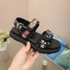 【☆限定デザイン☆ブラック】ディオールアクト サンダル 偽物 KCQ549FWL - 画像 (4)