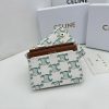 激安価格！セリーヌ トリオンフキャンバス コンパクトウォレット Cen30554 - 画像 (4)