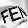 関送込【フェンディ コピー】刺繍ロゴ 半袖 Tシャツ fef30580 - 画像 (7)