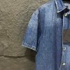【お洒落度UP】プラダ 偽物◆ウォッシュドデニム 半袖シャツ ロゴ付き 2色 pup40410 - 画像 (5)
