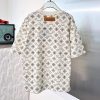 《大人気》ルイヴィトン ストライプ アクセント モノグラムTシャツ 偽物 vun37434 - 画像 (2)