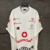 追跡付き 安いバレンシアガ コピー ロゴミディアムフィットTシャツ baw05478 - 画像 (2)