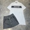 超希少！ディオール コットンジャージー Tシャツ 偽物 上下セット des61415 - 画像 (4)