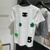 ★日本!!人気！シャネル Tシャツ スーパーコピー コットン ロゴ sht10191 - 画像 (4)