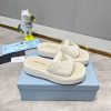 ★プラダ♪ラフィア フラットフォームサンダル コピー pua93462 - 画像 (4)