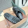 送料込 ミュウミュウ コピー ロゴ入り レザー スライドサンダル 59979NF0002 - 画像 (8)