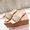大人気のマテラッセ♪【ミュウミュウ コピー】ロゴ入り フラットサンダル mya05140 - 画像 (4)