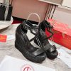 クリスチャンルブタン コピー ウェッジサンダル Malfadina Zeppa シューズ 2色 Rum72879 - 画像 (3)