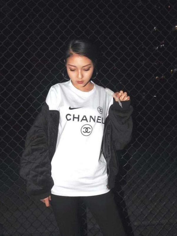 シャネル ナイキ Tシャツ 偽物コラボ！ COCO5 Tシャツ 選べる2色☆大人気 she66176 - 画像 (7)