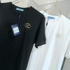 【大特価】プラダ ロゴエンブロイダリー コットン Tシャツ コピー 2色 pui76414 - 画像 (3)