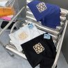 超希少！ロエベ アナグラム Tシャツ コピー コットン 3色 lov71474 - 画像 (5)