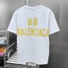 人気No1バレンシアガ Tシャツ 偽物 ユニセックス ロゴ 2色 bat96318 - 画像 (2)