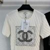 セール新作シャネル ロゴ Tシャツ 偽物 半袖トップス 2色 shv43203 - 画像 (2)