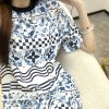 【一枚でお洒落♪】ルイヴィトン Tシャツワンピース 偽物 チュニック 1ABQEY - 画像 (3)