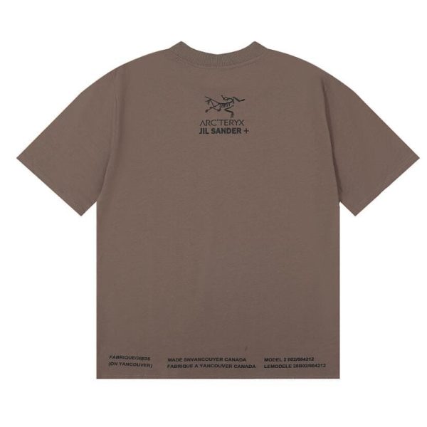 最安値挑戦ジルサンダー+ x アークテリクス コピー リフレクティブ コラボTシャツ 男女兼用 Jin72904 - 画像 (2)
