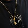 定番クロムハーツ  ゴールドネックレス 偽物 フレアチャーム Kuu95369 - 画像 (4)