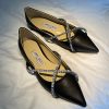 ★ジミーチュウ コピー★ Genevi embellished leather ballet flats jiv36480 - 画像 (5)