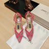 ジミーチュウ Azia 80 レザーサンダル 偽物 jir31777 - 画像 (2)