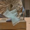 【ジミーチュウ コピー】Averly 100 bow-detailed satin pumps jil38594 - 画像 (5)