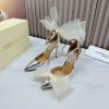 【ジミーチュウ コピー】Averly 100 bow-detailed satin pumps jim16398 - 画像 (2)
