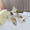 【ジミーチュウ コピー】Averly 100 bow-detailed satin pumps jim16398 - 画像 (3)