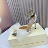 【ジミーチュウ コピー】Averly 100 bow-detailed satin pumps jim16398 - 画像 (5)
