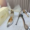 【ジミーチュウ コピー】Averly 100 bow-detailed satin pumps jim16398 - 画像 (7)