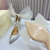 【ジミーチュウ コピー】Averly 100 bow-detailed satin pumps jim16398 - 画像 (8)