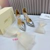 【ジミーチュウ コピー】Averly 100 bow-detailed satin pumps jim16398 - 画像 (9)