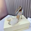 希少 【ジミーチュウ 偽物】Averly 100 bow-detailed satin pumps jiy36757 - 画像 (5)