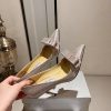 ☆ジミーチュウ コピー☆レザー ボウ グリッターパンプス 3色 jit77853 - 画像 (3)