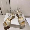 ★日本!!人気！ジミーチュウ コピー Saeda Sandal ヒール8.5㎝ サテン クリスタル jiy73464