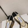 ジミーチュウ 偽物 Saeda Sandal ヒール8.5㎝ サテン クリスタル jis84457 - 画像 (8)